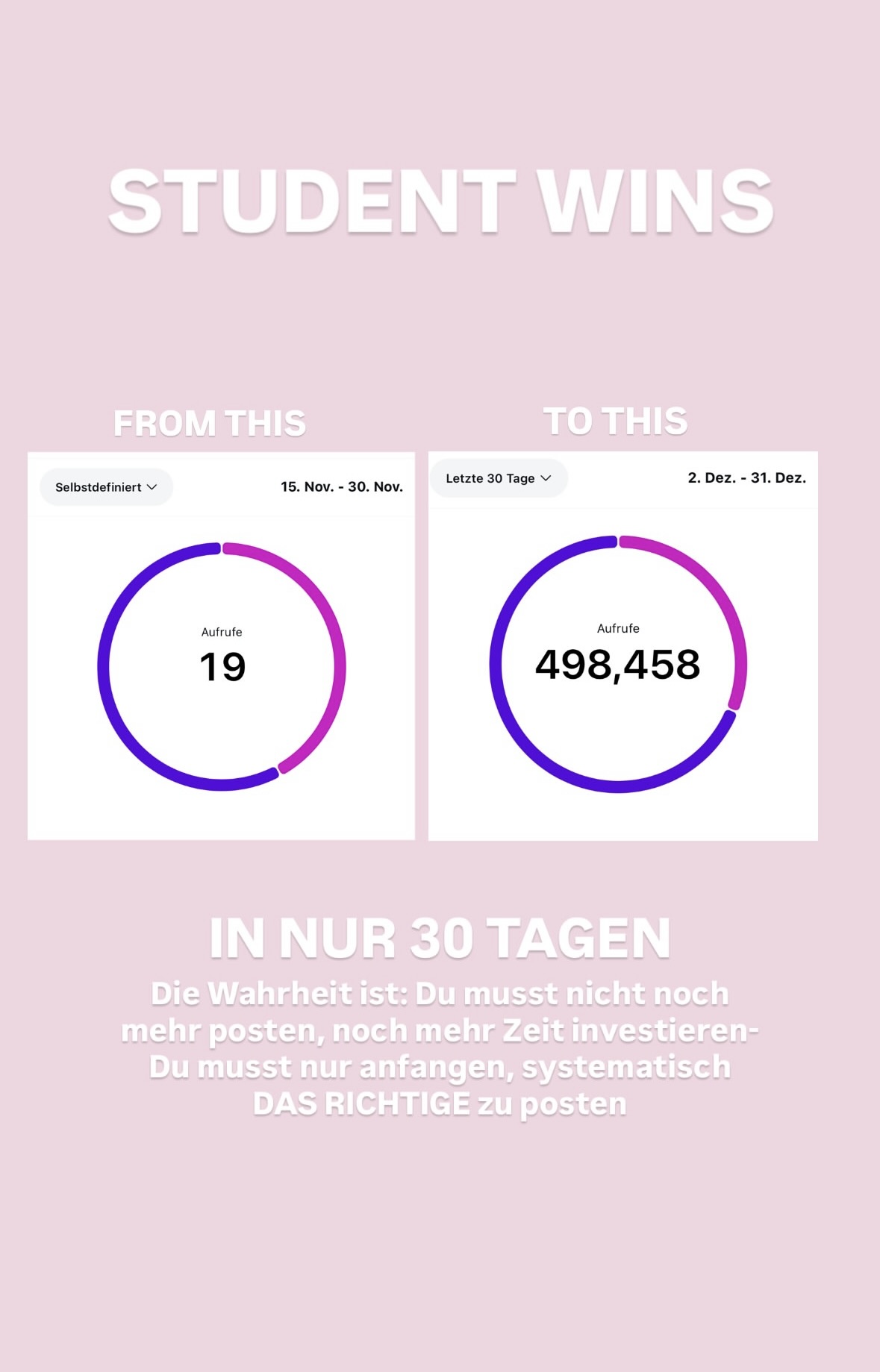 Nachricht einer Teilnehmerin